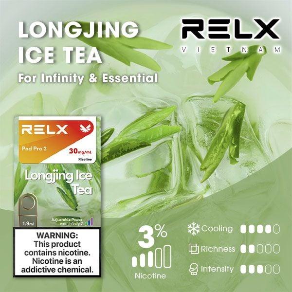relx拋棄式煙彈龍井口味